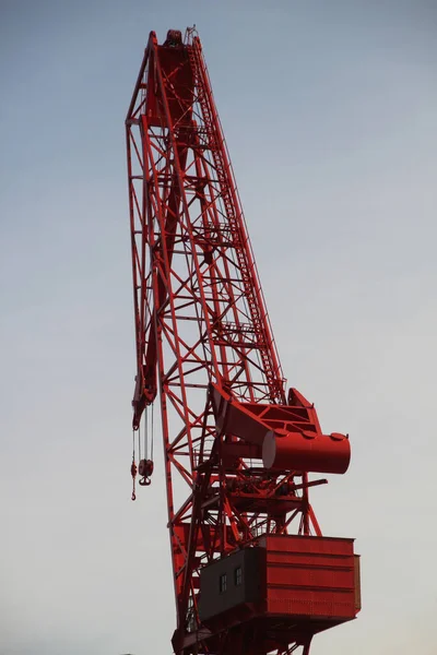 Cranes Estuary Bilbao — Stock Photo, Image