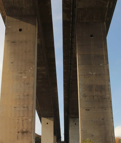 Ponte Sobre Estuário Bilbau — Fotografia de Stock