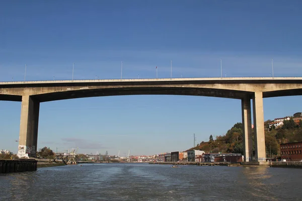 Pont Sur Estuaire Bilbao — Photo