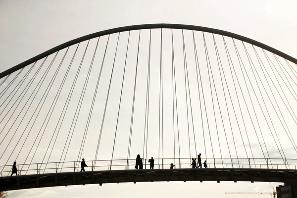 Puente Sobre Estuario Bilbao —  Fotos de Stock