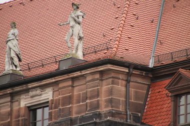 Nuremberg şehrindeki şehir manzarası