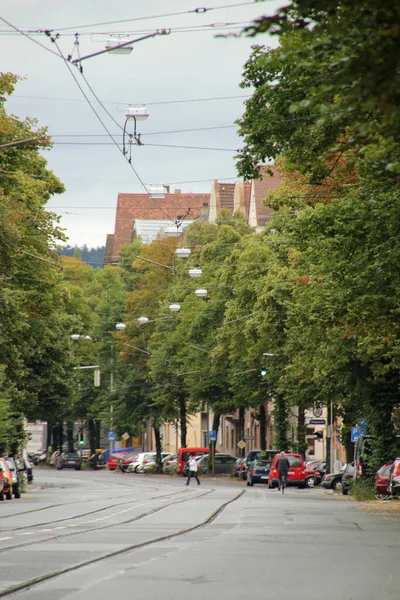 Urbanscape Στην Πόλη Της Νυρεμβέργης — Φωτογραφία Αρχείου