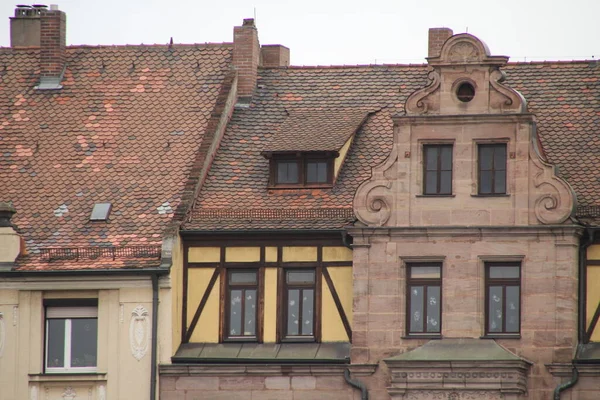 Nuremberg Şehrindeki Şehir Manzarası — Stok fotoğraf