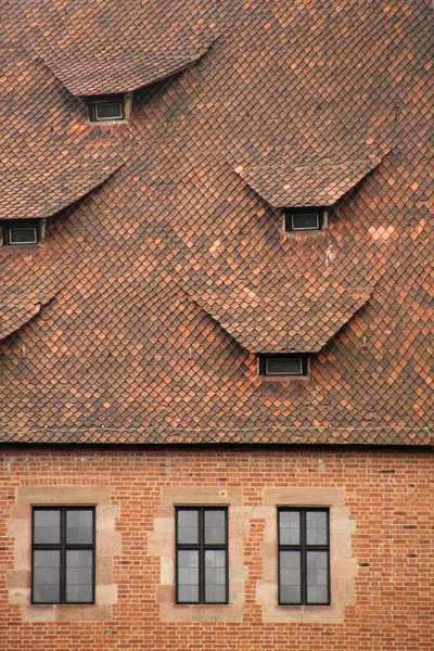 Nuremberg Şehrindeki Şehir Manzarası — Stok fotoğraf