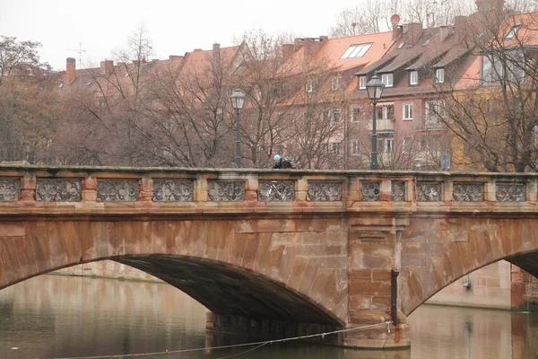 Nuremberg Şehrindeki Şehir Manzarası — Stok fotoğraf