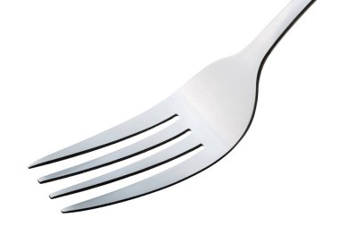 Çelik çatal closeup, yol