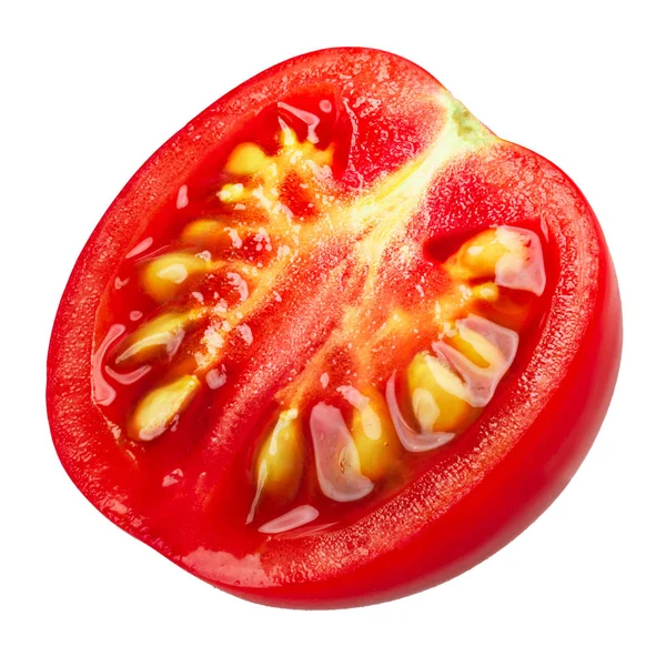 Demi tomate cerise, chemins — Photo