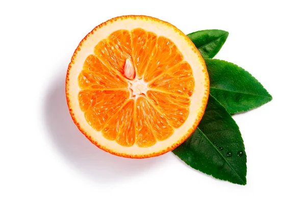 Split narancssárga, levél, utak, felülnézet — Stock Fotó
