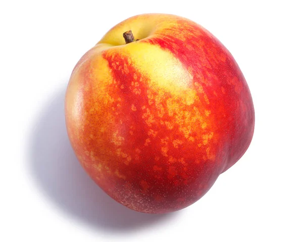 Nektarin eller rakad persika, stigar, ovanifrån — Stockfoto