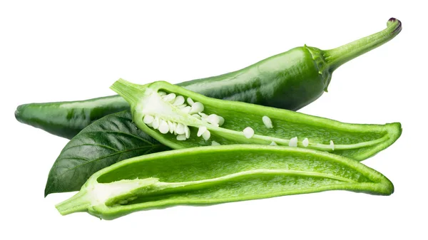 Numex sandia grüne Chilies, Wege — Stockfoto