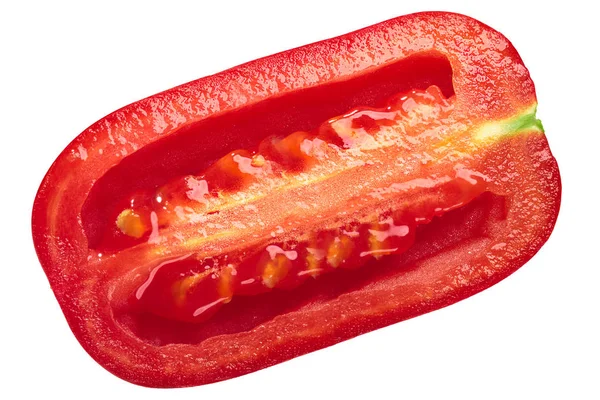 Scatolone S. marzano tomat halvan, översta, vägar — Stockfoto