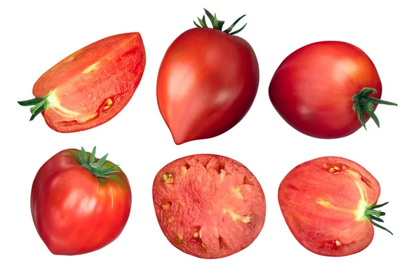 Oxheart ox heart Tomaten, Ansicht von oben — Stockfoto