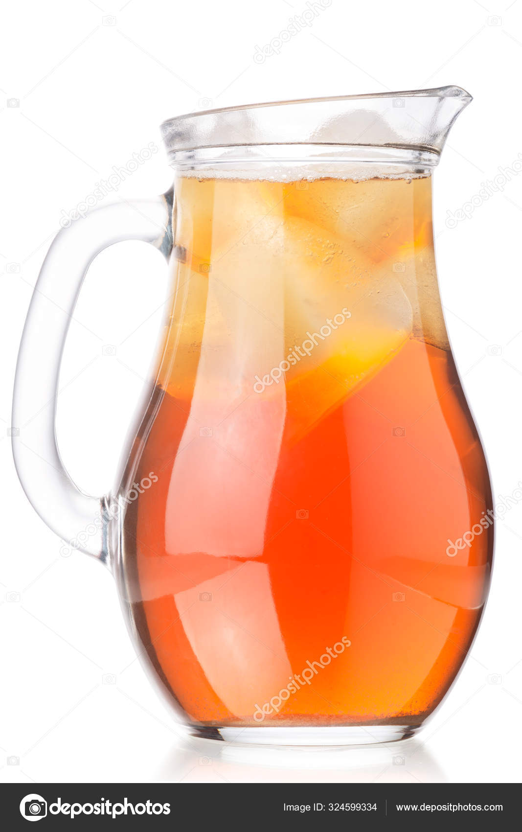 Carrot juice smoothie jug, paths Stock Photo by maxsol7