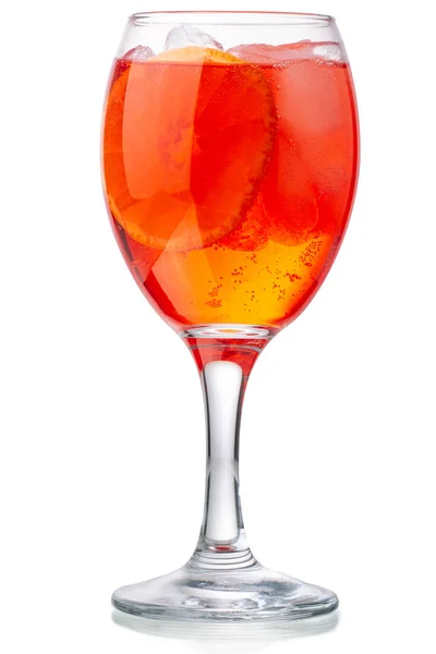 Aperol spritz glass, paths — Stock Photo, Image