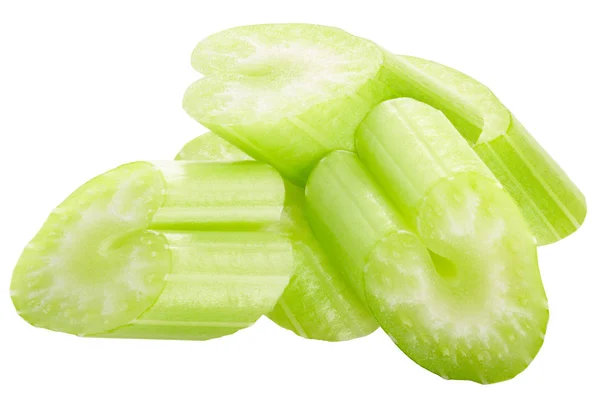Celer nasekané stonky hromada a. graveolens, stezky — Stock fotografie