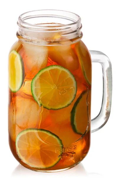 Oregano lemon iced tea pitcher, paths Stock Photo by maxsol7