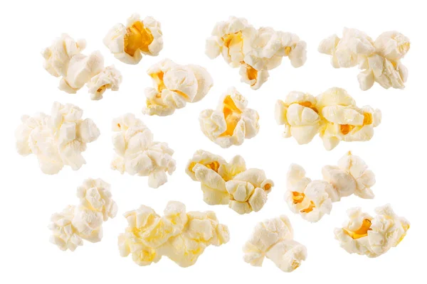 Butterfly popcorn set, paths — Stock Photo, Image