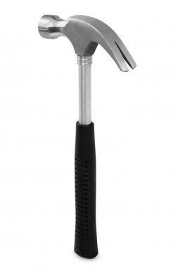 demir çekiç izole üzerinde beyaz arka plan