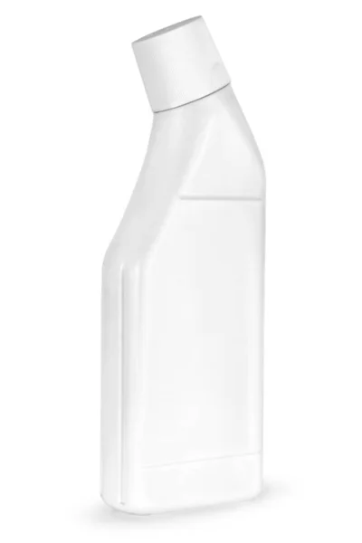 Close White Bottle White Background — Stock Photo, Image
