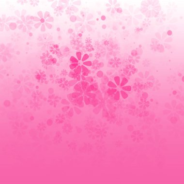Bahar geldi! Pembe bulanık çiçekler ve beyaz bokeh efekti. Pembe arka planda. Görüntü.