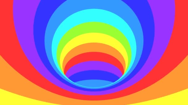 Spectrum psychedelic optical illusion. Abstract rainbow hypnotic animated  background. Bright looping colorful wallpaper — Stock Video © gurzart  #331800566