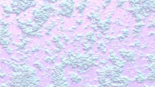 ホログラフィックな真珠層運動液体の背景。虹色のサイケデリックなシルキーフルードペイント。3Dレンダリングループアニメーション. — ストック動画