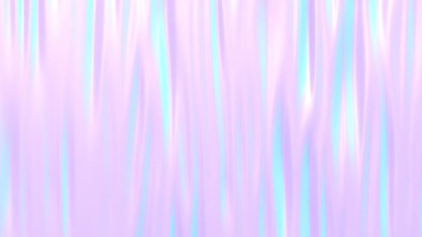 Holograficzne perłowe płynne tło. Opalizująca psychodeliczna, jedwabista farba płynna. animacja 3d renderowania pętli. — Wideo stockowe
