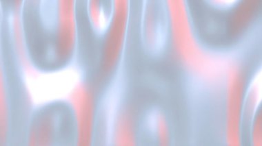 Holografik inci hareketli sıvı arka plan. Yanardöner psikedelik ipeksi sıvı boya. 3d canlandırma döngüsü canlandırması.