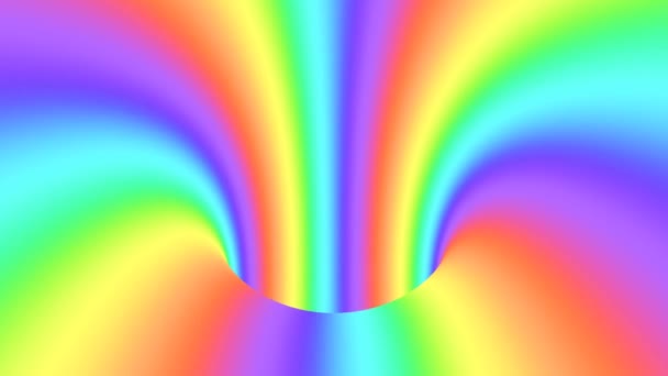 Spectre illusion optique psychédélique. Résumé fond animé hypnotique arc-en-ciel. Fond d'écran coloré bouclage lumineux — Video