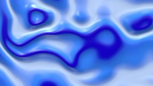 Liquid paint looping animated background. Fluid flowing wavy texture, 3d render dynamic wallpaper. Seamless moving gradient. — 비디오