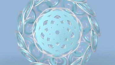 Kaleydoskopik İslami geometrik desen, Arap mandala, mozaik döngü Müslüman arka planı. Soyut Hint süsü.