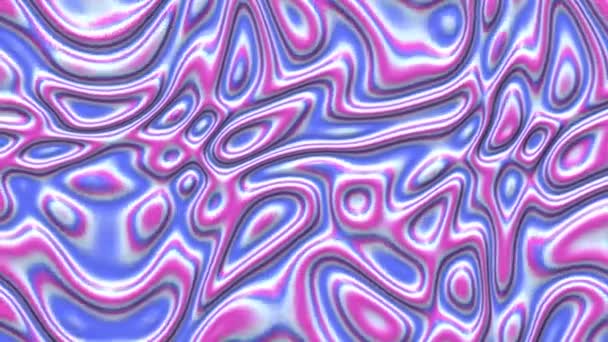 Pittura liquida loop sfondo animato. Fluido fluido tessitura ondulata, 3d rendere carta da parati dinamica. Gradiente mobile senza soluzione di continuità . — Video Stock