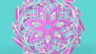 Kaleydoskopik İslami geometrik desen, Arap mandala, mozaik döngü Müslüman arka planı. Soyut Hint süsü.