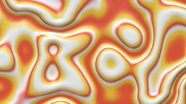 Sıvı boya döngüsü hareketli arka plan. Akışkan dalgalı doku, dinamik duvar kağıdı. Kusursuz hareket eğilimi.