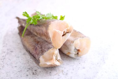 raw fish hake clipart