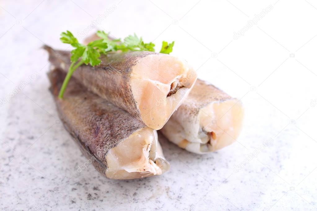 raw fish hake