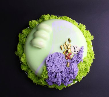 Köpük ile ev yapımı kek