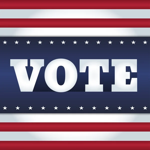 Vote USA card — Διανυσματικό Αρχείο