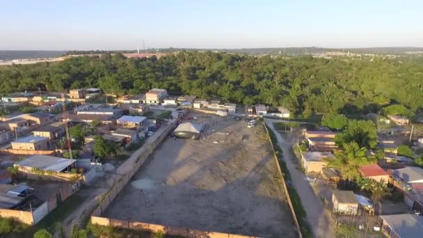 Manaus Amazonas Brasil 2018 Vista Aérea Área Pobre Manaus Favela — Vídeo de Stock