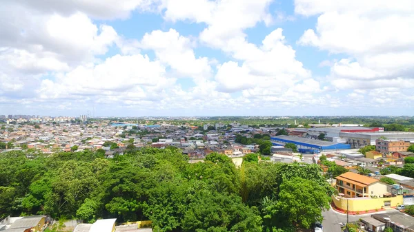 2019 ブラジルの貧しい地域の住宅の空中ビュー — ストック写真