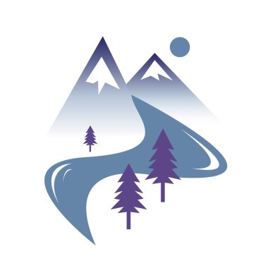 Soyut vektör doğal sanat tasarımı