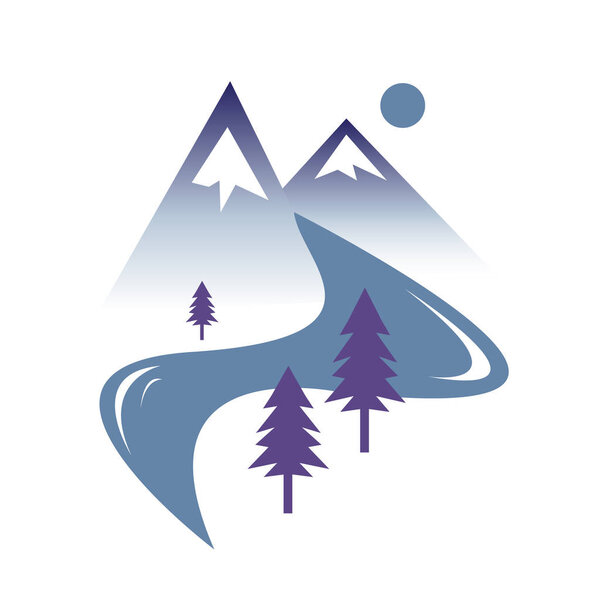 Abstract vector natural art design