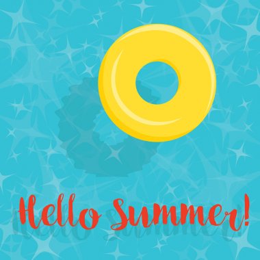 Merhaba yaz! -eps10 vektör