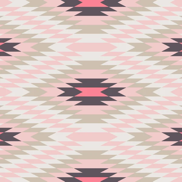 Abstrakter Hintergrund geometrisches Muster - rosa, braun, weiß — Stockvektor