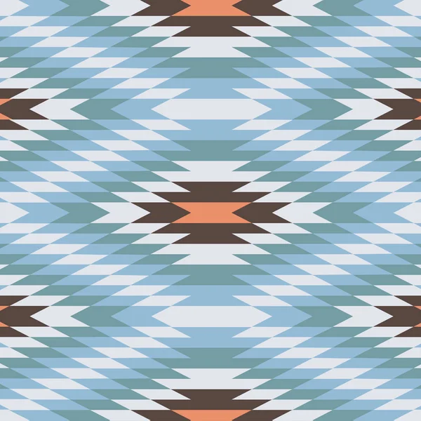 Geometrik desen mavi, turuncu ve kahverengi-vektör arka plan