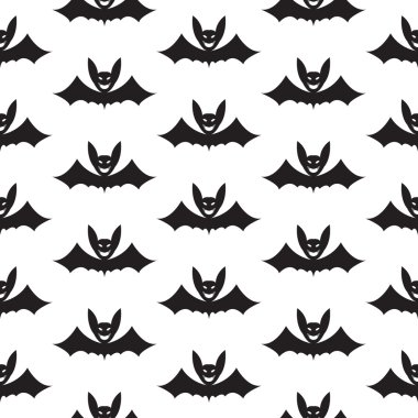 Yarasa Cadılar Bayramı Seamless Modeli