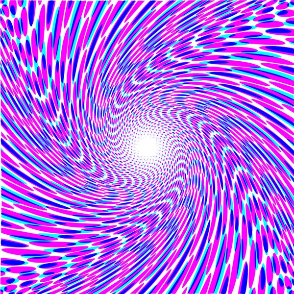 Illusion Twist Circle — Stock Vector