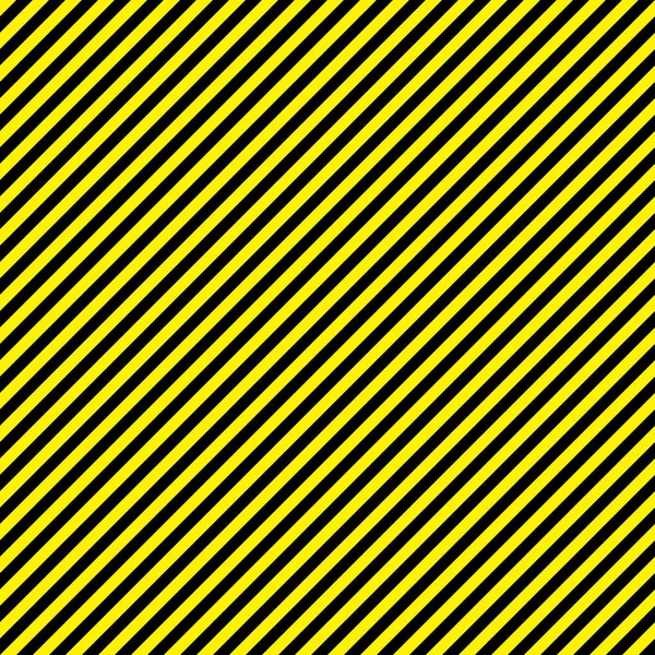 Black Yellow Stripe vzor bezešvé pozadí — Stockový vektor