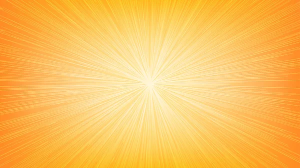 Beyaz ışık hızı hattı Ray turuncu arka plan üzerinde patladı.