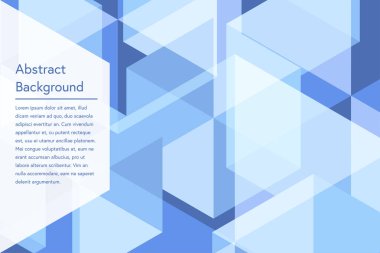 Hafif mavi geometri arka plan